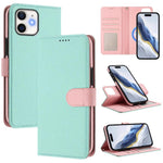Abnehmbare Litchi-Struktur Magnetische Seiten-Patch Vegane Leder-Handyhülle, Für iPhone 13 Pro Max, Für iPhone 13 Pro, Für iPhone 13, Für iPhone 12 / 12 Pro, Für iPhone 12 Pro Max, Für iPhone 11 Pro Max, Für iPhone 11, Für iPhone 11 Pro