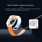 Reverse Buckle Magnetic Integrated TPU Cover Silicone Watch Band, For Apple Watch 45mm / 44mm, For Apple Watch 41mm / 40mm