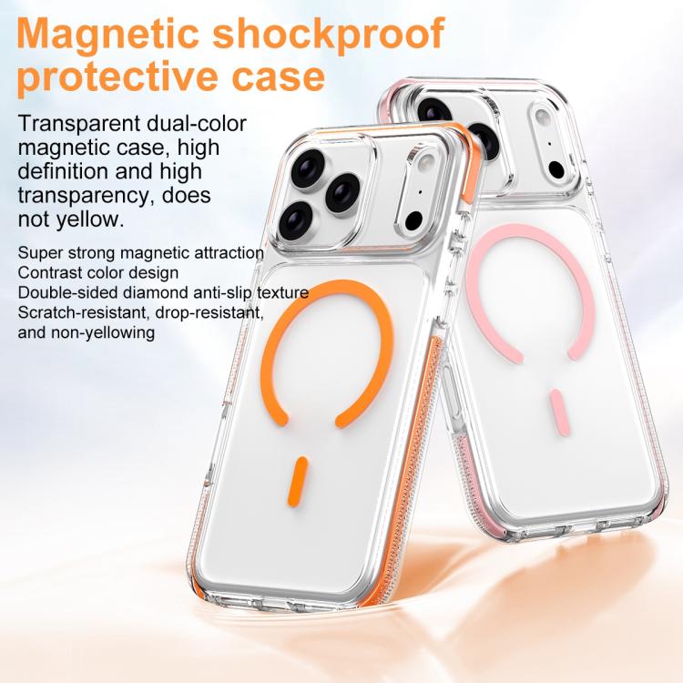 Ice Armor Magnetic PC Hybrid TPU Phone Case, For iPhone 17 Pro Max, For iPhone 17 Pro, For iPhone Air