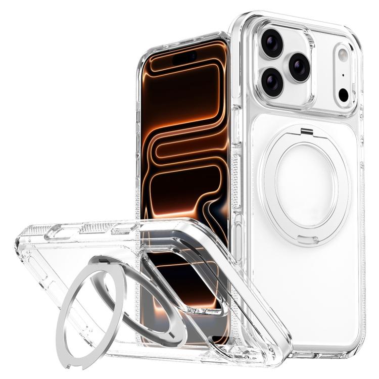 Ice Armor Magnethalterung mit Drehfunktion aus PC und TPU Hybrid-Handyhülle, für iPhone 17 Pro Max, für iPhone 17 Pro, für iPhone Air
