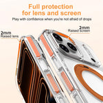 Ice Armor Magnetic Rotation Holder PC Hybrid TPU Phone Case, For iPhone 17 Pro Max, For iPhone 17 Pro, For iPhone Air