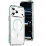 Crystal Shield Clear Magnetic Acrylic Hybrid TPU Phone Case, For iPhone 17 Pro Max, For iPhone 17 Pro, For iPhone 17, For iPhone Air, For iPhone 16 Pro Max, For iPhone 16 Pro