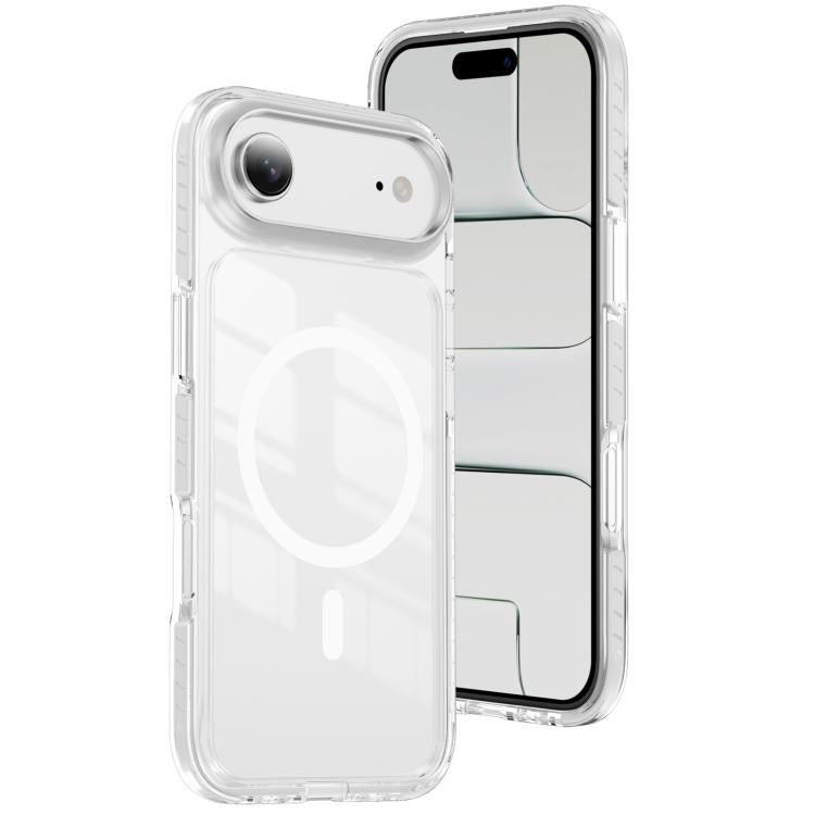 Crystal Shield Clear Magnetic Acrylic Hybrid TPU Phone Case, For iPhone 17 Pro Max, For iPhone 17 Pro, For iPhone 17, For iPhone Air, For iPhone 16 Pro Max, For iPhone 16 Pro
