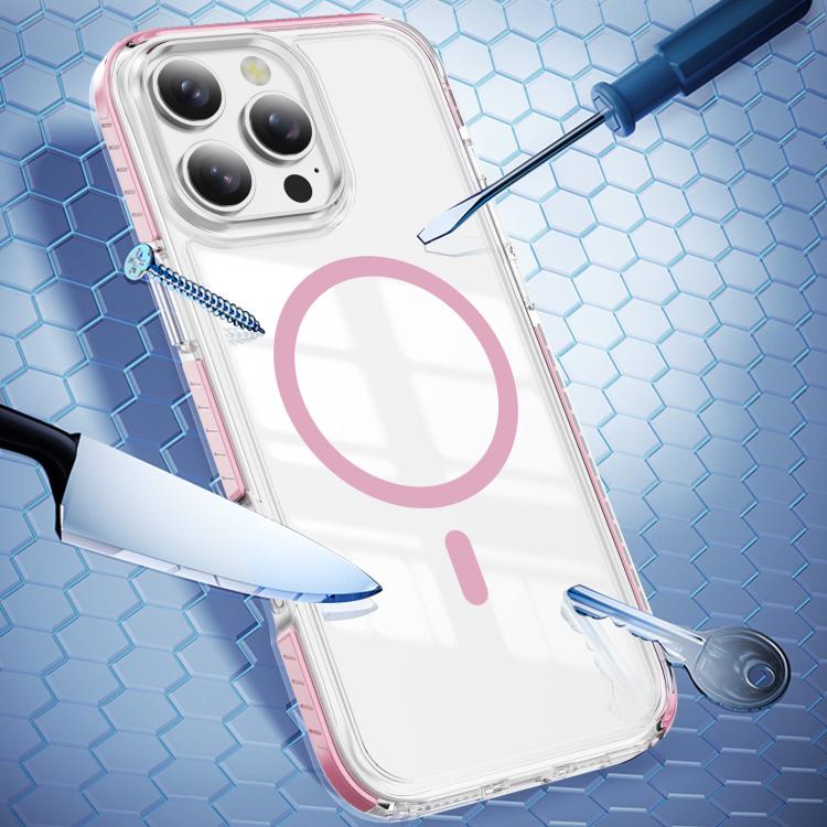Crystal Shield durchsichtige magnetische Acryl Hybrid TPU Handyhülle, Für iPhone 16 Plus, Für iPhone 16, Für iPhone 15 Pro Max, Für iPhone 15 Pro, Für iPhone 15 Plus, Für iPhone 15