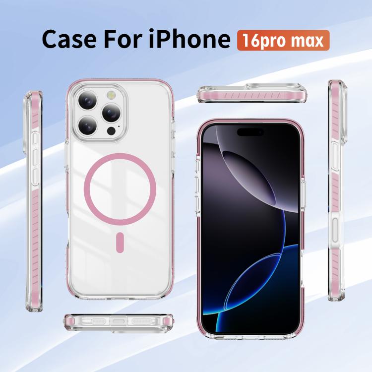 Crystal Shield durchsichtige magnetische Acryl Hybrid TPU Handyhülle, Für iPhone 16 Plus, Für iPhone 16, Für iPhone 15 Pro Max, Für iPhone 15 Pro, Für iPhone 15 Plus, Für iPhone 15
