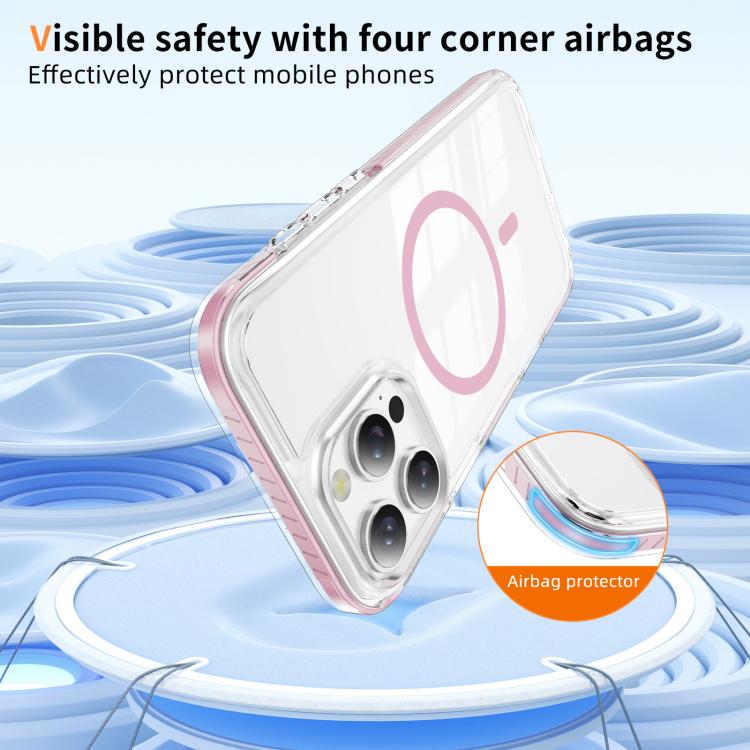 Crystal Shield durchsichtige magnetische Acryl Hybrid TPU Handyhülle, Für iPhone 16 Plus, Für iPhone 16, Für iPhone 15 Pro Max, Für iPhone 15 Pro, Für iPhone 15 Plus, Für iPhone 15
