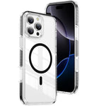 Crystal Shield durchsichtige magnetische Acryl Hybrid TPU Handyhülle, Für iPhone 16 Plus, Für iPhone 16, Für iPhone 15 Pro Max, Für iPhone 15 Pro, Für iPhone 15 Plus, Für iPhone 15
