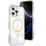 Crystal Shield durchsichtige magnetische Acryl Hybrid TPU Handyhülle, Für iPhone 16 Plus, Für iPhone 16, Für iPhone 15 Pro Max, Für iPhone 15 Pro, Für iPhone 15 Plus, Für iPhone 15