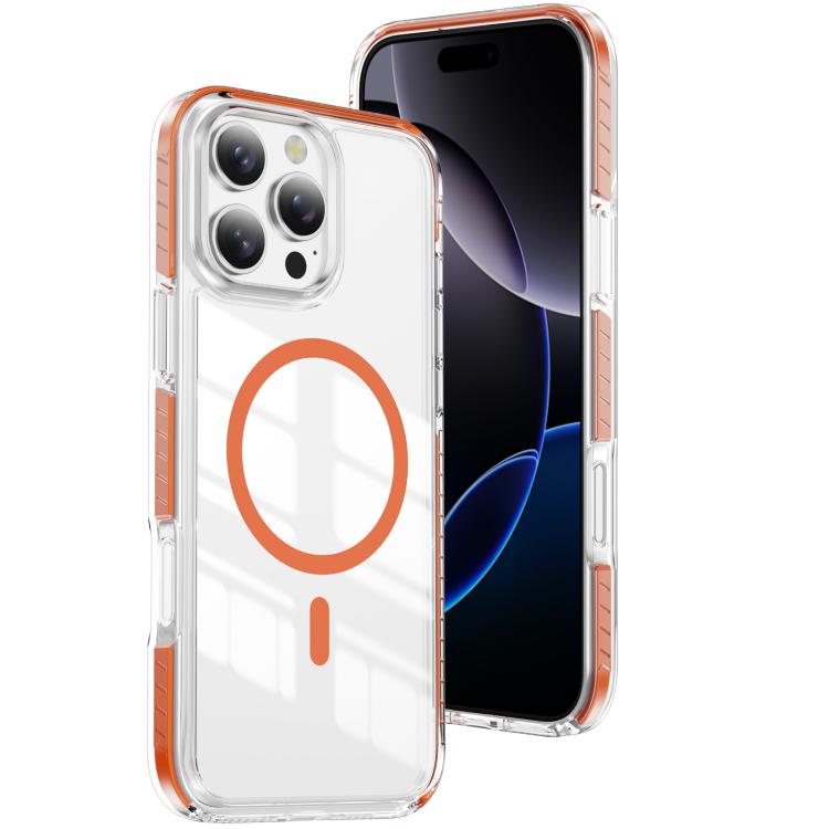 Crystal Shield durchsichtige magnetische Acryl Hybrid TPU Handyhülle, Für iPhone 16 Plus, Für iPhone 16, Für iPhone 15 Pro Max, Für iPhone 15 Pro, Für iPhone 15 Plus, Für iPhone 15