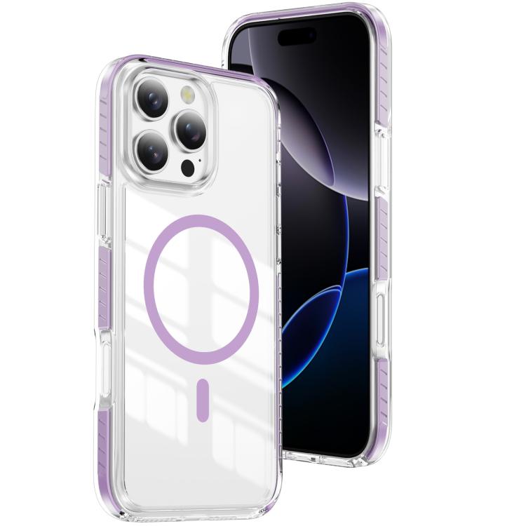 Crystal Shield durchsichtige magnetische Acryl Hybrid TPU Handyhülle, Für iPhone 16 Plus, Für iPhone 16, Für iPhone 15 Pro Max, Für iPhone 15 Pro, Für iPhone 15 Plus, Für iPhone 15