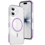 Crystal Shield Clear Magnetic Acrylic Hybrid TPU Phone Case, For iPhone 16 Plus, For iPhone 16, For iPhone 15 Pro Max, For iPhone 15 Pro, For iPhone 15 Plus, For iPhone 15