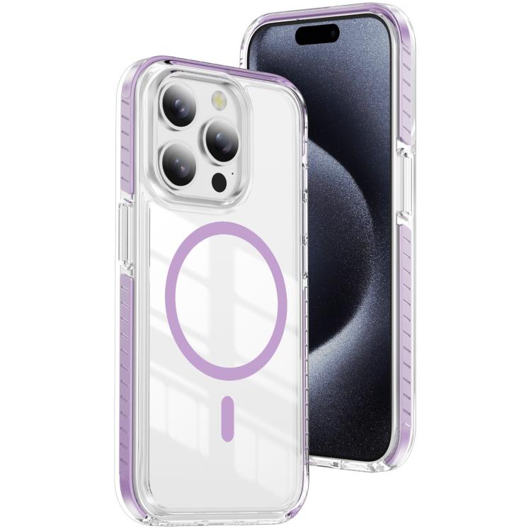 Crystal Shield Clear Magnetic Acrylic Hybrid TPU Phone Case, For iPhone 16 Plus, For iPhone 16, For iPhone 15 Pro Max, For iPhone 15 Pro, For iPhone 15 Plus, For iPhone 15