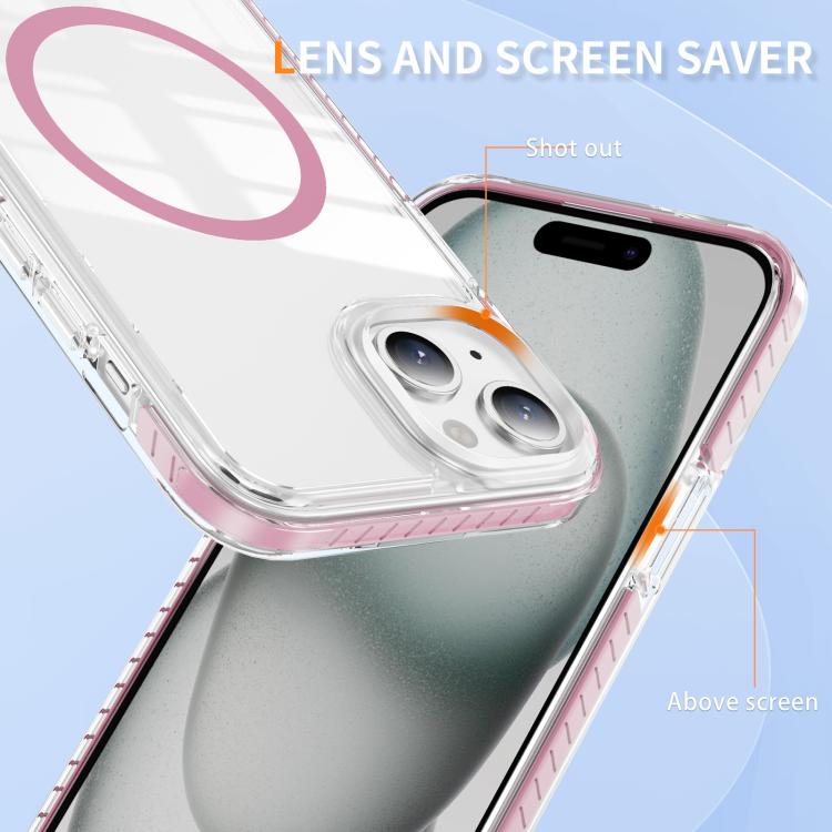 Kristallschild durchsichtige magnetische Acryl-Hybrid-TPU-Handyhülle, für iPhone 14 Plus, für iPhone 14 / 13, für iPhone 14 Pro, für iPhone 14 Pro Max, für iPhone 13 Pro Max, für iPhone 13 Pro
