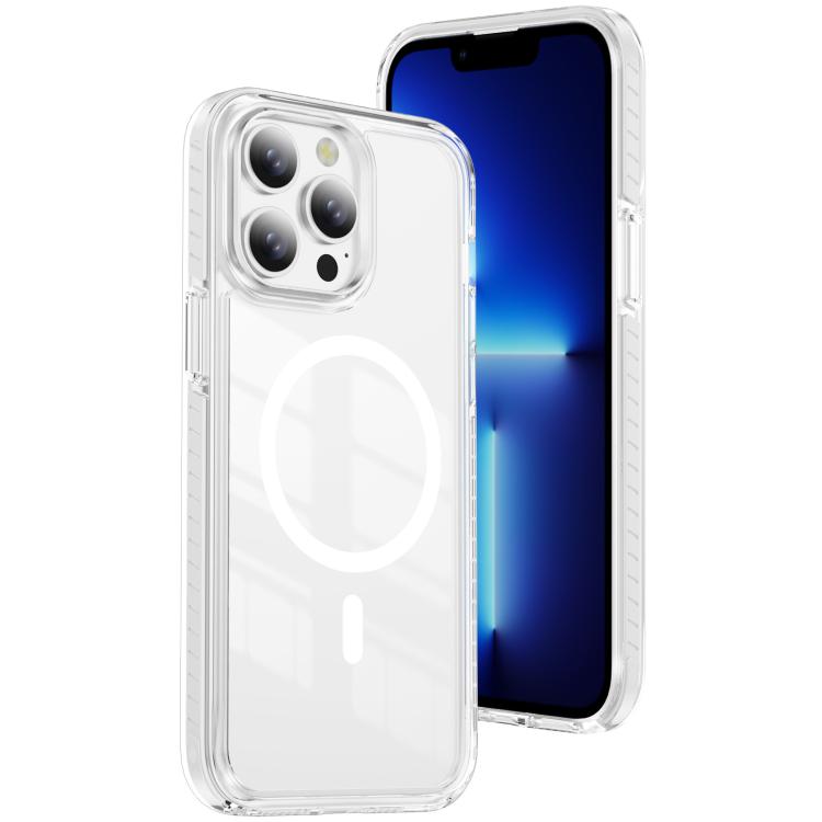 Crystal Shield Klare Magnetische Acryl Hybrid TPU Handyhülle, Für iPhone 12 / 12 Pro, Für iPhone 12 Pro Max