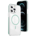 Crystal Shield Klare Magnetische Acryl Hybrid TPU Handyhülle, Für iPhone 12 / 12 Pro, Für iPhone 12 Pro Max