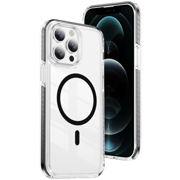 Crystal Shield Klare Magnetische Acryl Hybrid TPU Handyhülle, Für iPhone 12 / 12 Pro, Für iPhone 12 Pro Max