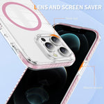 Crystal Shield Klare Magnetische Acryl Hybrid TPU Handyhülle, Für iPhone 12 / 12 Pro, Für iPhone 12 Pro Max