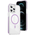 Crystal Shield Klare Magnetische Acryl Hybrid TPU Handyhülle, Für iPhone 12 / 12 Pro, Für iPhone 12 Pro Max