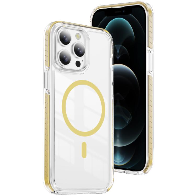 Crystal Shield Klare Magnetische Acryl Hybrid TPU Handyhülle, Für iPhone 12 / 12 Pro, Für iPhone 12 Pro Max