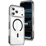 Crystal Shield Clear Magnetic Acryl Hybrid TPU Handyhülle, Für iPhone 17 Pro Max, Für iPhone 17 Pro, Für iPhone 17, Für iPhone Air, Für iPhone 16 Pro Max, Für iPhone 16 Pro