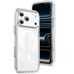 Crystal Shield Clear Magnetic Acryl Hybrid TPU Handyhülle, Für iPhone 17 Pro Max, Für iPhone 17 Pro, Für iPhone 17, Für iPhone Air, Für iPhone 16 Pro Max, Für iPhone 16 Pro