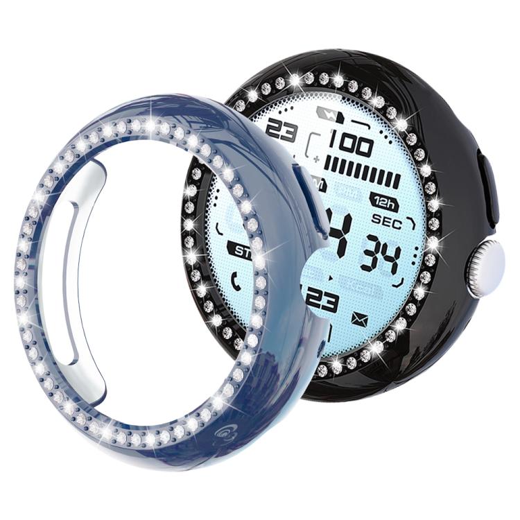 xDfind Einreihige Diamant hohle PC-Uhrenabdeckung, für Google Pixel Watch 4 / Watch 3 45mm, für Google Pixel Watch 4 / 3 / 2 / 1 41mm