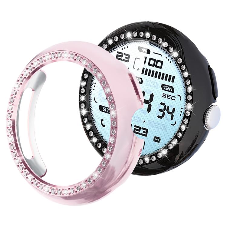 xDfind Einreihige Diamant hohle PC-Uhrenabdeckung, für Google Pixel Watch 4 / Watch 3 45mm, für Google Pixel Watch 4 / 3 / 2 / 1 41mm