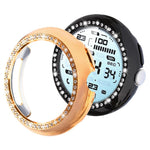 xDfind Einreihige Diamant hohle PC-Uhrenabdeckung, für Google Pixel Watch 4 / Watch 3 45mm, für Google Pixel Watch 4 / 3 / 2 / 1 41mm