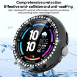 xDfind Einreihige Diamant hohle PC-Uhrenabdeckung, für Google Pixel Watch 4 / Watch 3 45mm, für Google Pixel Watch 4 / 3 / 2 / 1 41mm
