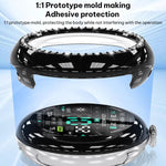 xDfind Einreihige Diamant hohle PC-Uhrenabdeckung, für Google Pixel Watch 4 / Watch 3 45mm, für Google Pixel Watch 4 / 3 / 2 / 1 41mm