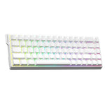 AULA WIN68HE Standard Version 68 Tasten RGB Kabelgebundene Tastatur, WIN68HE Seitlich Bedruckt Weiß Grau Holz Magnetische Achse