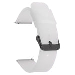 xDfind Stainless Steel Black Pin Buckle Solid Color Silicone Waterproof Watch Band, 10mm, 12mm, 14mm, 15mm