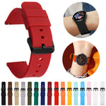 xDfind Stainless Steel Black Pin Buckle Solid Color Silicone Waterproof Watch Band, 10mm, 12mm, 14mm, 15mm