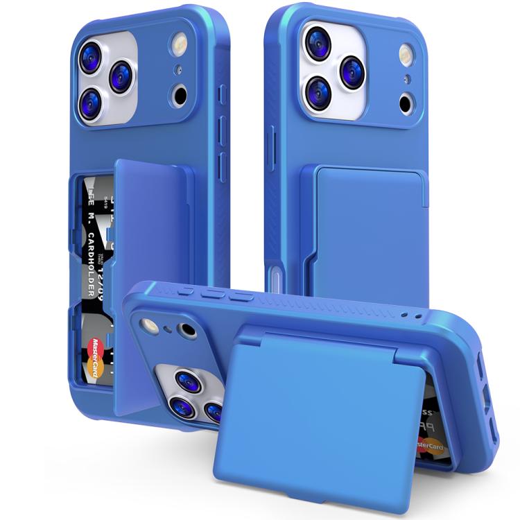 Handyhülle aus PC-Hybrid-TPU mit Hautgefühl, horizontaler, versteckter Spiegelfach-Tasche, für iPhone 17 Pro Max, für iPhone 17 Pro, für iPhone 17, für iPhone Air