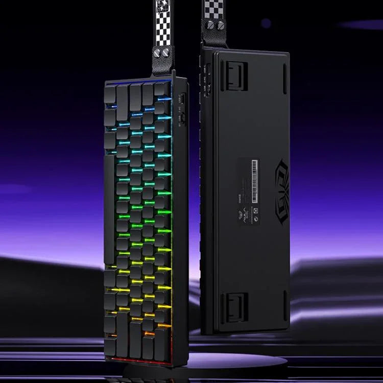 AULA MINI60 HE Pro Mechanische Gaming-Tastatur mit 61 Tasten, RGB, kabellos