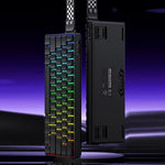 AULA MINI60 HE Pro Mechanische Gaming-Tastatur mit 61 Tasten, RGB, kabellos