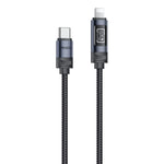 Yesido CA201 27W Typ-C auf 8 Pin OLED Display Lade-/Datenkabel, Typ-C auf 8 Pin