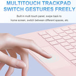 Touchpad Bluetooth-Tastatur Leder Tablet-Hülle, Für iPad 2025 / 2022, Für iPad Air 13 2025 / 2024 / Pro 12,9 2022