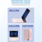 Touchpad Bluetooth-Tastatur Leder Tablet-Hülle, Für iPad 2025 / 2022, Für iPad Air 13 2025 / 2024 / Pro 12,9 2022