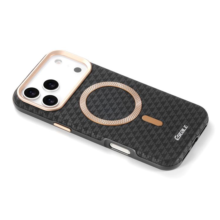 ESEBLE L3 Dreieckige Schild Metall Linsen Magnetische Handyhülle, Für iPhone 17 Pro Max, Für iPhone 17 Pro