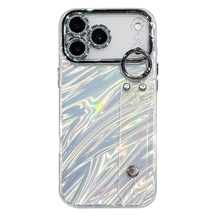 Galvanisierte TPU-Handyhülle mit Wellenmuster, Armbandhalter und Linsenfilm, für iPhone 17 Pro Max, für iPhone 17 Pro, für iPhone 17, für iPhone Air, für iPhone 16 Pro Max, für iPhone 16 Pro, für iPhone 16 Plus, für iPhone 16, für iPhone 15 Pro Max
