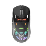 ONIKUMA CW930 2,4 GHz + BT + kabelgebundenes Tri-Mode-RGB-Wireless-Maus, CW930