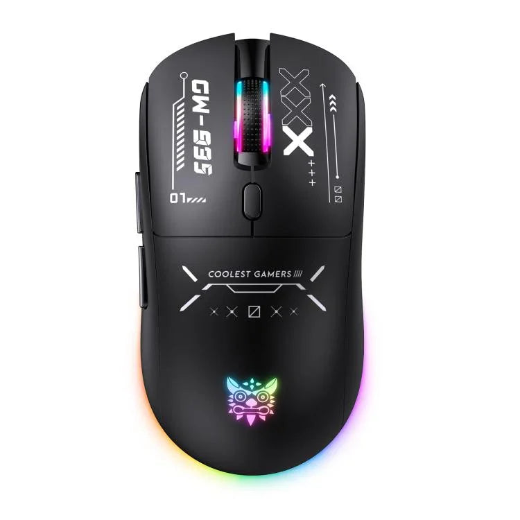 ONIKUMA CW935 12800DPI 2.4GHz + BT + kabelgebundene RGB-Wireless-Maus mit drei Modi, CW935