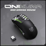 ONIKUMA DM01 12800DPI 2,4 GHz + BT + kabelgebundene Tri-Modus Gaming-Maus, DM01