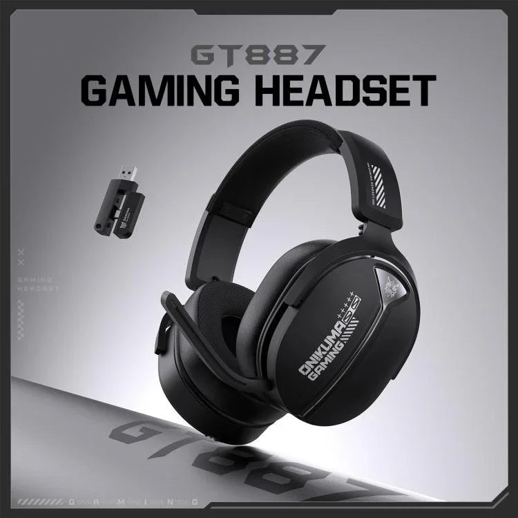 ONIKUMA GT887 Gaming-Headset mit vier Modi, Bluetooth, 2,4G, Kabel / Kabellos, GT887