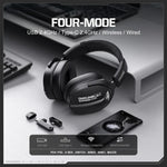 ONIKUMA GT887 Gaming-Headset mit vier Modi, Bluetooth, 2,4G, Kabel / Kabellos, GT887