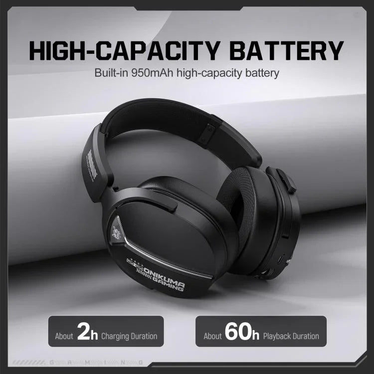 ONIKUMA GT887 Gaming-Headset mit vier Modi, Bluetooth, 2,4G, Kabel / Kabellos, GT887