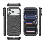 BIBERCAS Wave Texture Magnetische TPU Handyhülle, Für iPhone 17 Pro Max