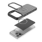 BIBERCAS Wave Texture Magnetische TPU Handyhülle, Für iPhone 17 Pro Max