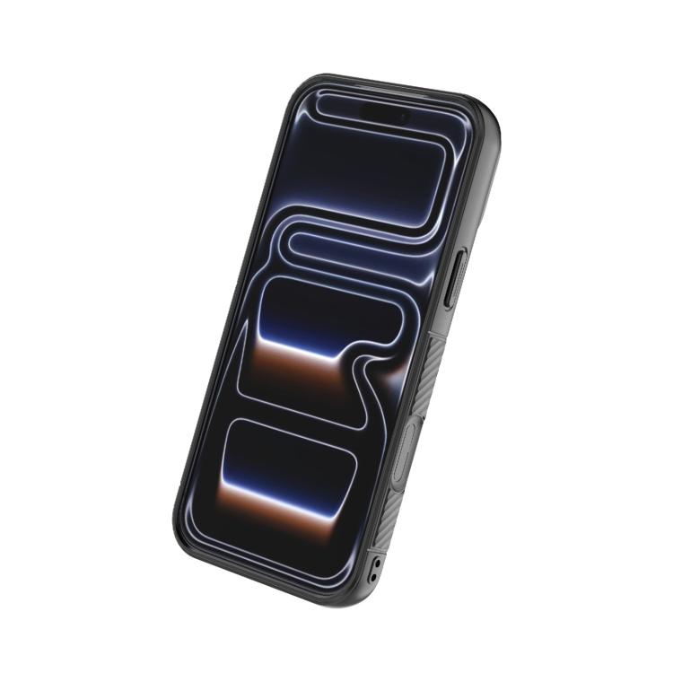 BIBERCAS Wave Texture Magnetische TPU Handyhülle, Für iPhone 17 Pro Max